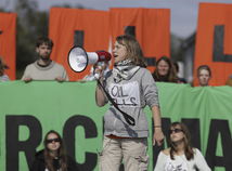 Nórsko rafinéria protest Thunbergová
