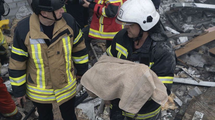 Ukrajina Rusko Vojna dieťa obeť telo charkov