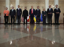 Európski lídri v Bielom dome