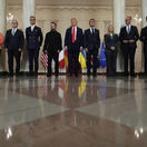 Európski lídri v Bielom dome