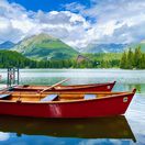 Štrbské pleso, lode, člny, Vysoké Tatry