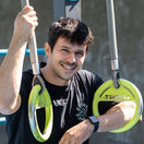 Herec Ladislav Bédi na návšteve v redakcii Pravdy.