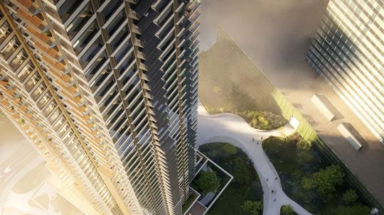 Pôvodné riešenie počítalo s dvoma vežami a...