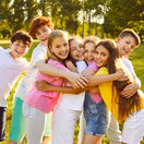 deti, škola, radosť, komunita