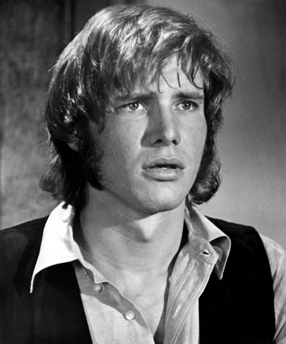 Herec Harrison Ford na zábere zhruba z roku 1970.