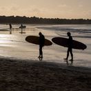 pláž, španielsko, surf, vlny