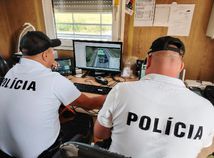 policajti, váženie áut