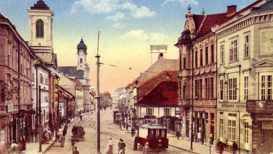 Električková trať na Špitálskej ulici.