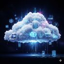 Počítačový cloud - obrázok vytvorený AI