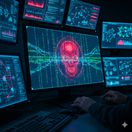 Kybernetický útok - obrázok vytvorený AI