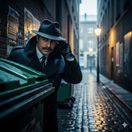 Nenápadný špión - obrázok vytvorený AI