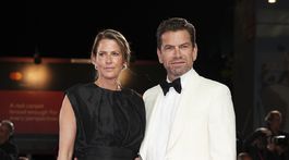 Anne Langkilde a Nikolaj Lie Kaas pózujú...