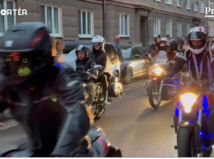 Nočná jazda Považím 2025, mReportér, motorky