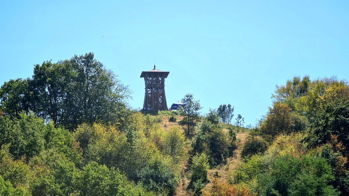 Cestou k rozhľadni nad Jesenským