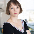 Režisérka Tereza Nvotová na návšteve redakcie Pravdy. 