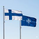 Vlajky Fínska a NATO