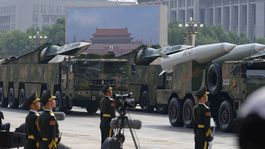 Čína, vojenská prehliadka