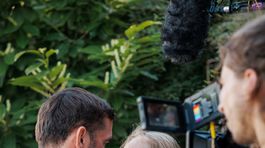 Herec Milan Ondrík a herečka Dominika Morávková...