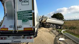 Nehoda troch kamiónov na diaľnici D1 medzi...