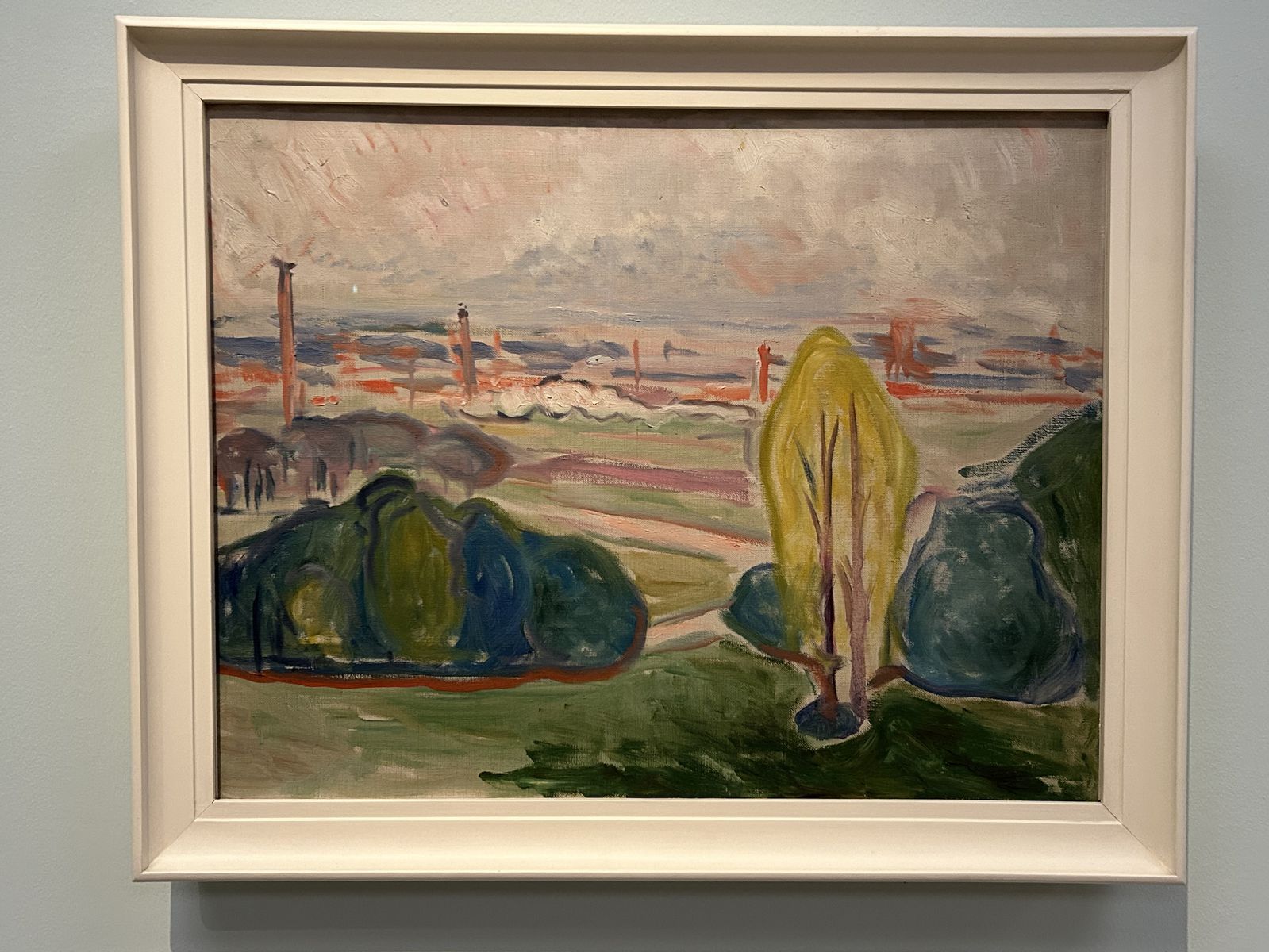 Takto videl údolie Chemnitzu nórsky maliar...