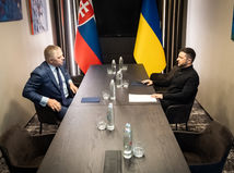 ONLINE: Fico a Zelenskyj rokovali asi hodinu a pol. Ukrajinský prezident hovorí o prínose a vyjadril sa aj k ceste Fica za Putinom
