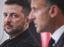 Volodymyr Zelenskyj a Emmanuel Macron