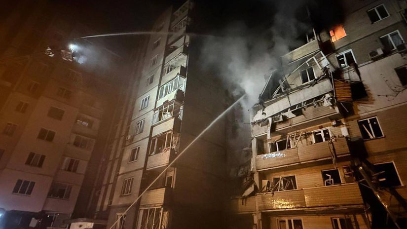 Kyjev po ruskom útoku 7. septembra 2025