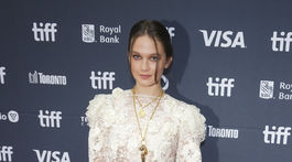 Herečka Cailee Spaeny na uvedení filmu Wake Up...