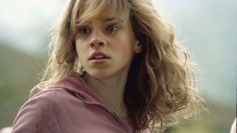Herečka Emma Watson vo filme Harry Potter a...