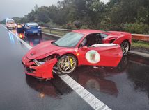 nehoda ferrari