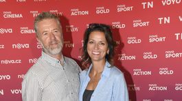 Manželia Adéla Gondíková a Jiří Langmajer na...