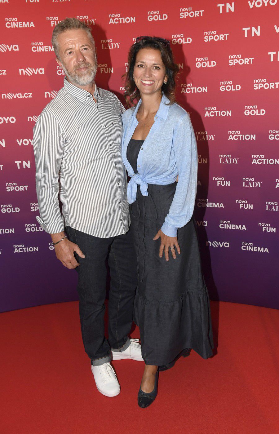 Manželia Adéla Gondíková a Jiří Langmajer na...