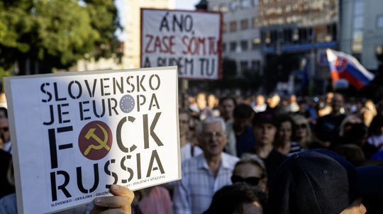 Protest na Námestí SNP v Bratislave vo štvrtok...