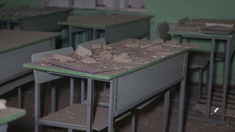 Zasiahnutá vzdelávacia inštitúcia v ukrajinskom...