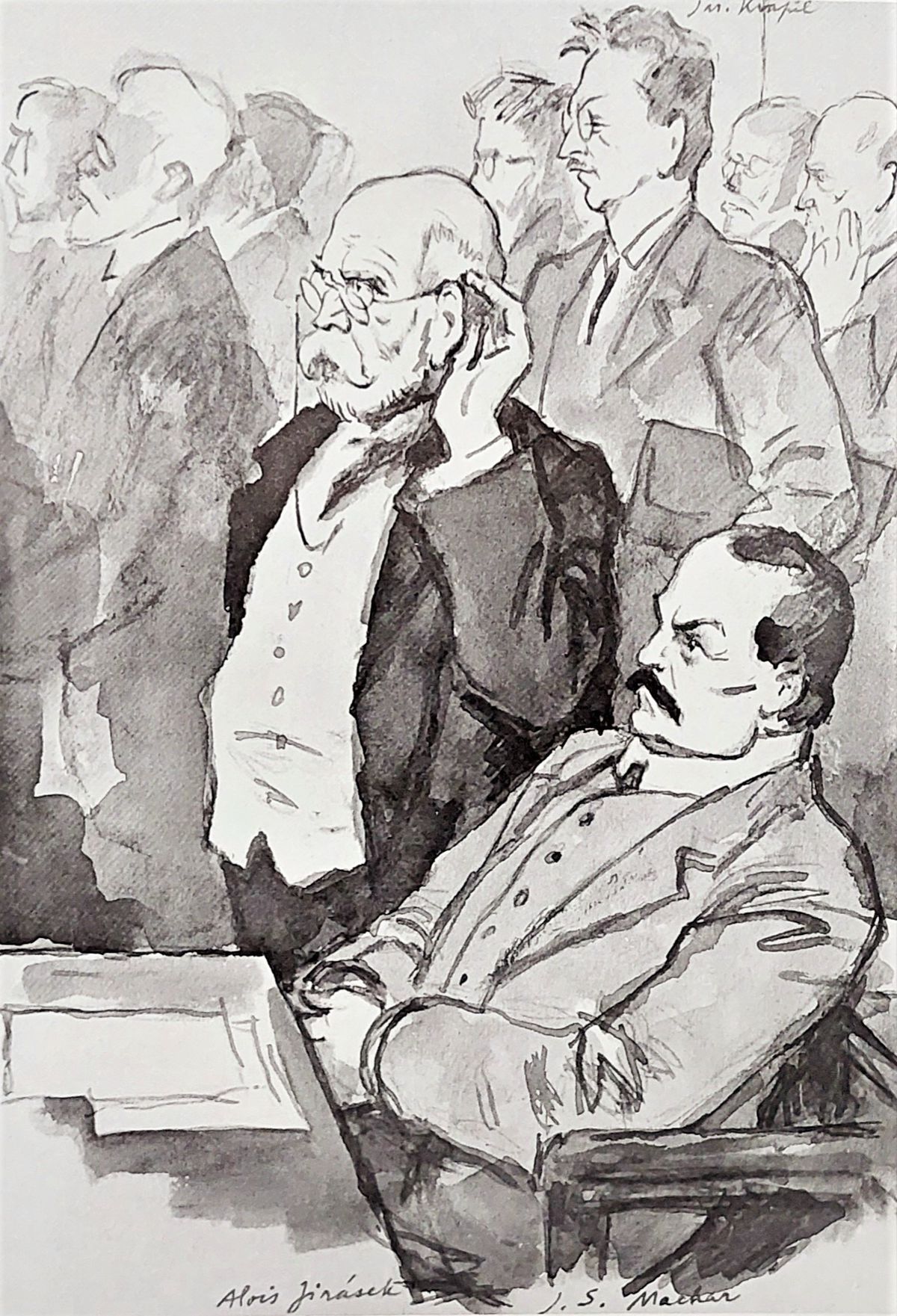 Spisovateľ Alois Jirásek ako poslanec...