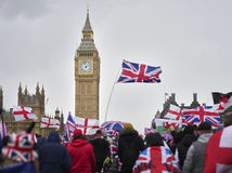 Británia, protest, Anglicko, Londýn, Big Ben