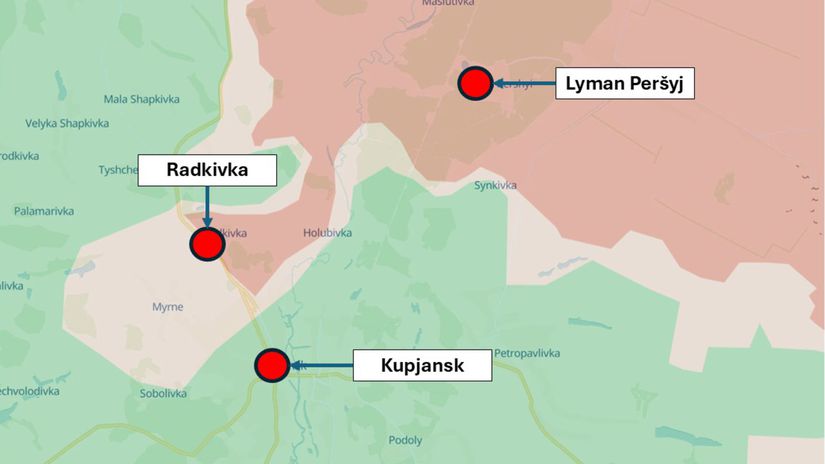 Kupjansk 7. septembra 2025