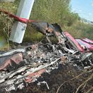 pád malého lietadla,