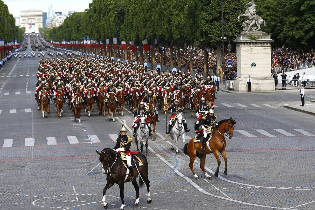 Na výročie dobytia Bastily 14. júla býva v...