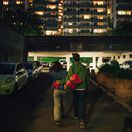 dvojica, cestovanie, prechádzka, noc, hotel, ubytovanie, turisti, ruksak,