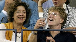 Robert Redford a jeho druhá manželka Sibylle...