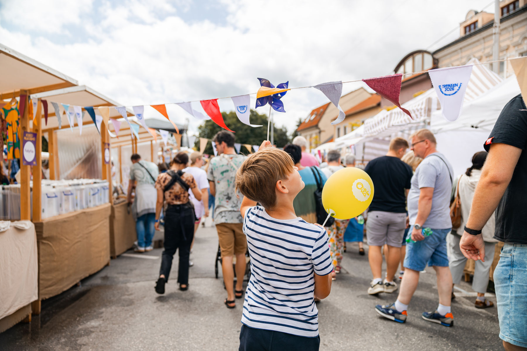 Korzo Palackého v Trenčíne.