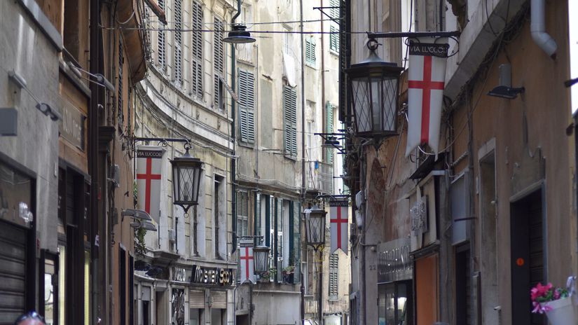 janov, anglická zástava