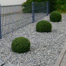 štrk, štrkový záhon, štrková záhrada,