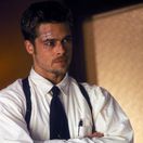 Herec Brad Pitt na zábere z filmu Sedem. 