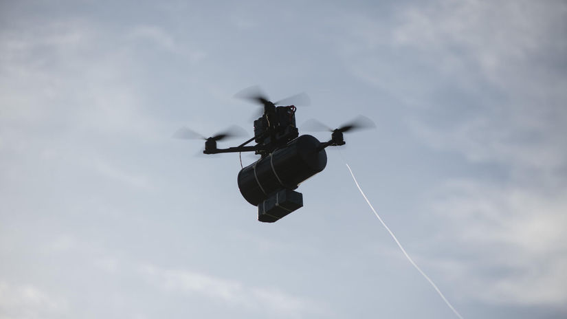 Ukrajinský FPV dron
