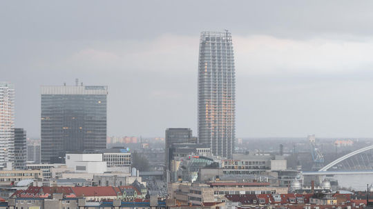 Pohľad na Eurovea Tower