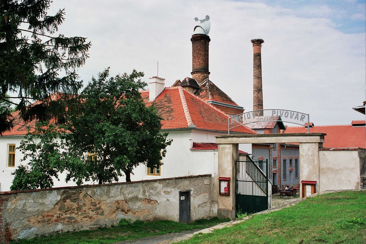 Pivovar v Dalešiciach. 