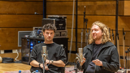 Remigius Klačanský (vľavo) a Dominik Kopcsay...