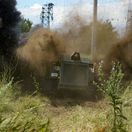 vojna rusko ukrajina robotické vozidlo